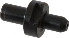 Gibraltar - 0.2808" Nose Diam, 7/16" Nose Length, 5/8" Collar Diam, Slip Fit Round Straight Locating Pin - Low Carbon Steel, 5/16" Tail Diam, 1-3/16" OAL, +0.0000" Tolerance - Exact Tooling