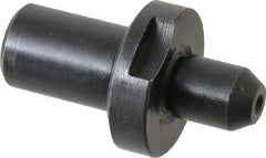 Gibraltar - 0.374" Nose Diam, 1/2" Nose Length, 7/8" Collar Diam, Slip Fit Round Straight Locating Pin - Low Carbon Steel, 1/2" Tail Diam, 1-1/2" OAL, +0.0000" Tolerance - Exact Tooling