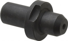 Gibraltar - 0.499" Nose Diam, 1/2" Nose Length, 7/8" Collar Diam, Slip Fit Round Straight Locating Pin - Low Carbon Steel, 1/2" Tail Diam, 1-1/2" OAL, +0.0000" Tolerance - Exact Tooling