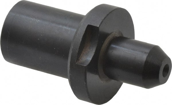 Gibraltar - 0.498" Nose Diam, 11/16" Nose Length, 1-1/8" Collar Diam, Slip Fit Round Straight Locating Pin - Low Carbon Steel, 3/4" Tail Diam, 1-15/16" OAL, +0.0000" Tolerance - Exact Tooling