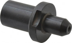 Gibraltar - 0.498" Nose Diam, 11/16" Nose Length, 1-1/8" Collar Diam, Slip Fit Round Straight Locating Pin - Low Carbon Steel, 3/4" Tail Diam, 1-15/16" OAL, +0.0000" Tolerance - Exact Tooling