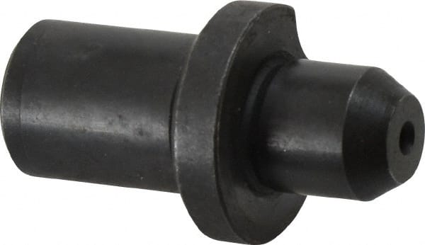 Gibraltar - 0.623" Nose Diam, 11/16" Nose Length, 1-1/8" Collar Diam, Slip Fit Round Straight Locating Pin - Low Carbon Steel, 3/4" Tail Diam, 1-15/16" OAL, +0.0000" Tolerance - Exact Tooling