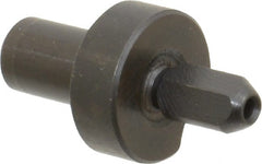 Gibraltar - 0.2339" Nose Diam, 7/16" Nose Length, 5/8" Collar Diam, Slip Fit Diamond Straight Locating Pin - Low Carbon Steel, 5/16" Tail Diam, 1-3/16" OAL, Relieved, +0.0000" Tolerance - Exact Tooling