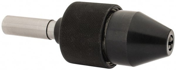 Knurlcraft - 1/2, 1/32 to 1/2" Capacity, Integral Shank Drill Chuck - Keyless, Straight Shank - Exact Tooling