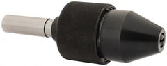 Knurlcraft - 1/2, 1/32 to 1/2" Capacity, Integral Shank Drill Chuck - Keyless, Straight Shank - Exact Tooling