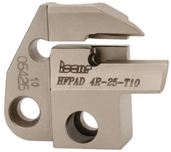 Iscar - 4mm Groove Width, 10mm Max Depth of Cut, Right Hand Cut, HFPAD Indexable Grooving Blade - DGN/DGNC/DGNM-C, DGNM-J/JS/JT, DGN-UT/UA, GRIP, HFPR/L, HGPL Insert Style, Series Modular Grip - Exact Tooling