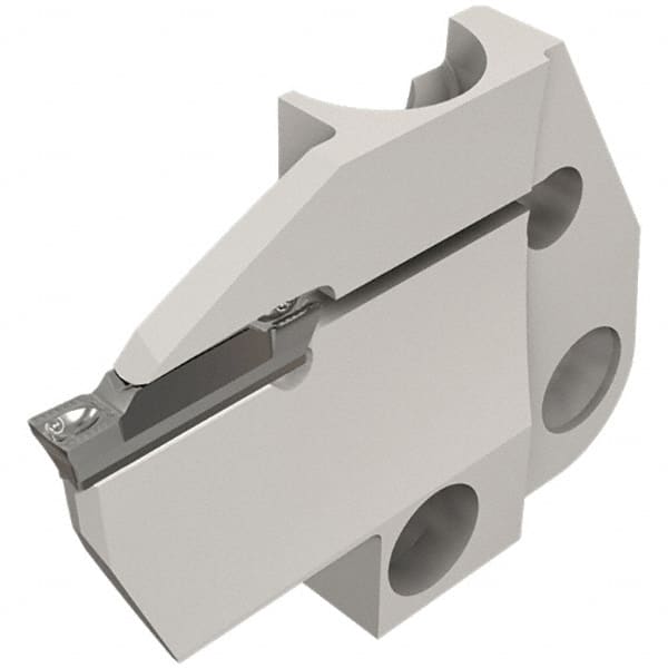 Iscar - 3mm Groove Width, 10mm Max Depth of Cut, Left Hand Cut, HFPAD Indexable Grooving Blade - GRIP, HGN-C, HGN-J, HGN-UT, HGPL Insert Style, Series Modular Grip - Exact Tooling