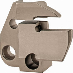 Iscar - 5mm Groove Width, 14mm Max Depth of Cut, Right Hand Cut, HFPAD Indexable Grooving Blade - HFPR/L Insert Style, Series Modular Grip - Exact Tooling