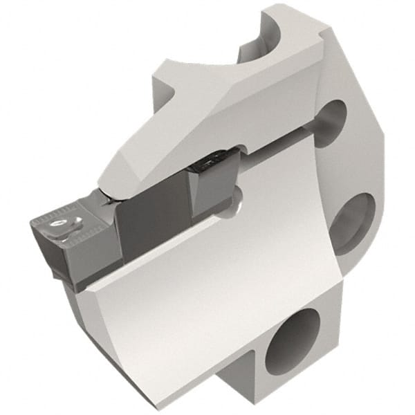 Iscar - 5mm Groove Width, 20mm Max Depth of Cut, Left Hand Cut, HFPAD Indexable Grooving Blade - HFPR/L Insert Style, Series Modular Grip - Exact Tooling