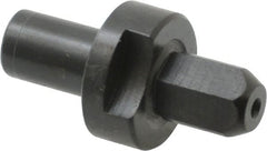 Gibraltar - 0.312" Nose Diam, 7/16" Nose Length, 5/8" Collar Diam, Slip Fit Diamond Straight Locating Pin - Low Carbon Steel, 5/16" Tail Diam, 1-3/16" OAL, Relieved, +0.0000" Tolerance - Exact Tooling