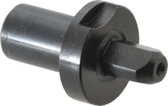 Gibraltar - 0.374" Nose Diam, 1/2" Nose Length, 7/8" Collar Diam, Slip Fit Diamond Straight Locating Pin - Low Carbon Steel, 1/2" Tail Diam, 1-1/2" OAL, Relieved, +0.0000" Tolerance - Exact Tooling