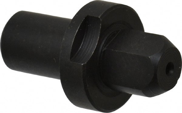 Gibraltar - 0.499" Nose Diam, 1/2" Nose Length, 7/8" Collar Diam, Slip Fit Diamond Straight Locating Pin - Low Carbon Steel, 1/2" Tail Diam, 1-1/2" OAL, Relieved, +0.0000" Tolerance - Exact Tooling