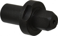 Gibraltar - 0.499" Nose Diam, 1/2" Nose Length, 7/8" Collar Diam, Slip Fit Diamond Straight Locating Pin - Low Carbon Steel, 1/2" Tail Diam, 1-1/2" OAL, Relieved, +0.0000" Tolerance - Exact Tooling