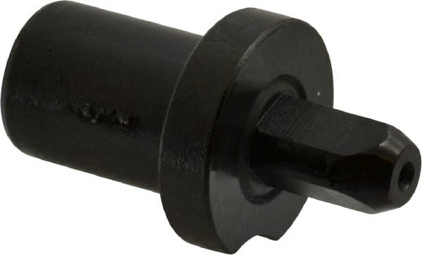 Gibraltar - 0.498" Nose Diam, 11/16" Nose Length, 1-1/8" Collar Diam, Slip Fit Diamond Straight Locating Pin - Low Carbon Steel, 3/4" Tail Diam, 1-15/16" OAL, Relieved, +0.0000" Tolerance - Exact Tooling