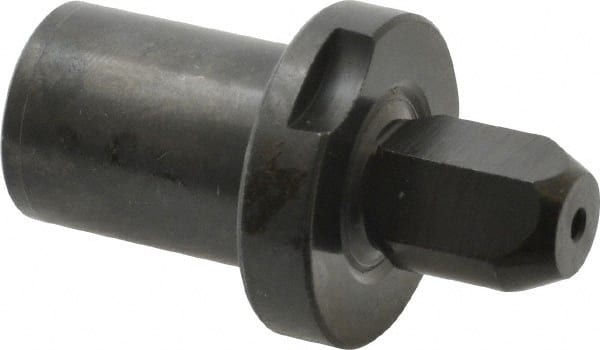 Gibraltar - 0.5293" Nose Diam, 11/16" Nose Length, 1-1/8" Collar Diam, Slip Fit Diamond Straight Locating Pin - Low Carbon Steel, 3/4" Tail Diam, 1-15/16" OAL, Relieved, +0.0000" Tolerance - Exact Tooling