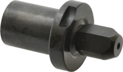 Gibraltar - 0.5293" Nose Diam, 11/16" Nose Length, 1-1/8" Collar Diam, Slip Fit Diamond Straight Locating Pin - Low Carbon Steel, 3/4" Tail Diam, 1-15/16" OAL, Relieved, +0.0000" Tolerance - Exact Tooling