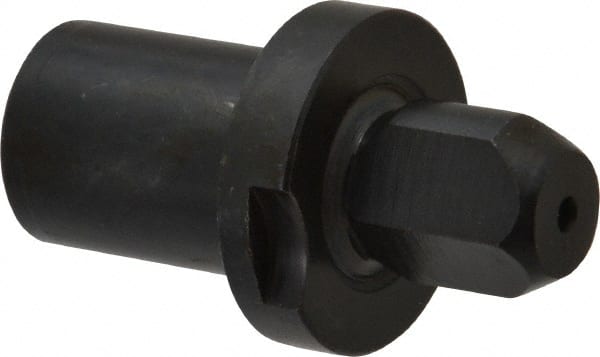 Gibraltar - 0.5918" Nose Diam, 11/16" Nose Length, 1-1/8" Collar Diam, Slip Fit Diamond Straight Locating Pin - Low Carbon Steel, 3/4" Tail Diam, 1-15/16" OAL, Relieved, +0.0000" Tolerance - Exact Tooling