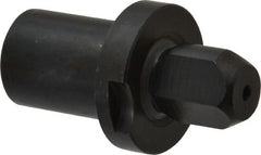 Gibraltar - 0.5918" Nose Diam, 11/16" Nose Length, 1-1/8" Collar Diam, Slip Fit Diamond Straight Locating Pin - Low Carbon Steel, 3/4" Tail Diam, 1-15/16" OAL, Relieved, +0.0000" Tolerance - Exact Tooling