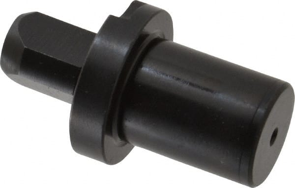 Gibraltar - 0.623" Nose Diam, 11/16" Nose Length, 1-1/8" Collar Diam, Slip Fit Diamond Straight Locating Pin - Low Carbon Steel, 3/4" Tail Diam, 1-15/16" OAL, Relieved, +0.0000" Tolerance - Exact Tooling