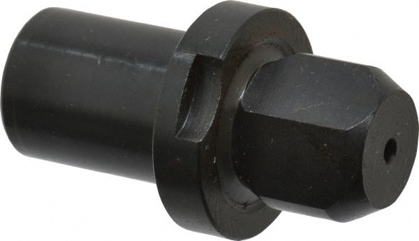 Gibraltar - 0.748" Nose Diam, 11/16" Nose Length, 1-1/8" Collar Diam, Slip Fit Diamond Straight Locating Pin - Low Carbon Steel, 3/4" Tail Diam, 1-15/16" OAL, Relieved, +0.0000" Tolerance - Exact Tooling