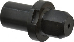 Gibraltar - 0.748" Nose Diam, 11/16" Nose Length, 1-1/8" Collar Diam, Slip Fit Diamond Straight Locating Pin - Low Carbon Steel, 3/4" Tail Diam, 1-15/16" OAL, Relieved, +0.0000" Tolerance - Exact Tooling