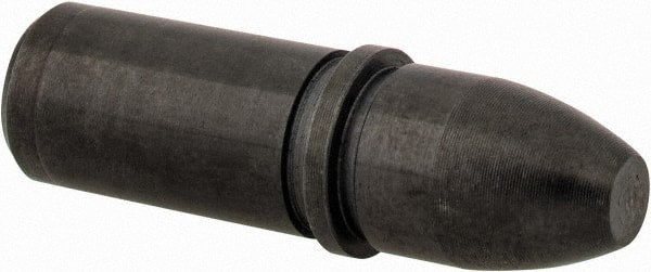 Gibraltar - 0.2499" Nose Diam, 1-1/8" Nose Length, 0.28" Collar Diam, Bullet Straight Locating Pin - Steel, 0.2516" Tail Diam, 1/2" Tail Length, 0.907" OAL, +0.0000" Tolerance - Exact Tooling