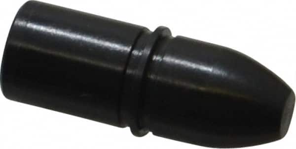 Gibraltar - 0.3749" Nose Diam, 0.187" Nose Length, 0.407" Collar Diam, Bullet Straight Locating Pin - Steel, 0.3766" Tail Diam, 1/2" Tail Length, 1.032" OAL, +0.0000" Tolerance - Exact Tooling