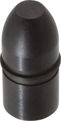 Gibraltar - 0.4999" Nose Diam, 0.187" Nose Length, 0.532" Collar Diam, Bullet Straight Locating Pin - Steel, 0.5017" Tail Diam, 1/2" Tail Length, 1.094" OAL, +0.0000" Tolerance - Exact Tooling