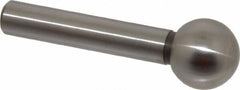 Gibraltar - 1/2" Ball Diam, 1/4" Shank Diam, Steel Inspection Tooling Ball - Slip-Fit Shank, 1-1/2" Ball Center to Shank Bottom - Exact Tooling