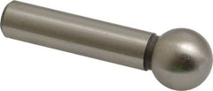 Gibraltar - 1/2" Ball Diam, 5/16" Shank Diam, Steel Inspection Tooling Ball - Slip-Fit Shank, 1-1/2" Ball Center to Shank Bottom - Exact Tooling