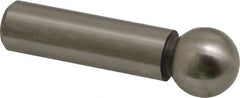 Gibraltar - 1/2" Ball Diam, 3/8" Shank Diam, Steel Inspection Tooling Ball - Slip-Fit Shank, 1-1/2" Ball Center to Shank Bottom - Exact Tooling
