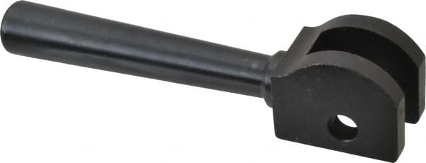 Gibraltar - 3/8" Hole Diam, 5" Hole Ctr to Lever End, 1-1/8" Overall Width, Heat Treated Steel, Double Cam, Clamp Cam Lever - 7/64" Travel, 15/16" Hole Ctr to Cam End Radius, 1/2" Space Between Cams - Exact Tooling