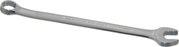Proto - 7/16" Offset Combination Wrench - 15° Offset Angle, 6-29/32" OAL, Steel, Chrome Finish - Exact Tooling