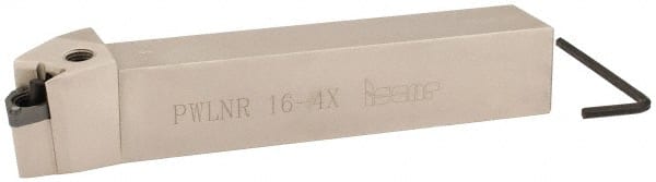 Iscar - PWLN, Right Hand Cut, 1" Shank Height x 1" Shank Width, Negative Rake Indexable Turning Toolholder - 6" OAL, WNM.. Insert Compatibility, Series Heliturn - Exact Tooling