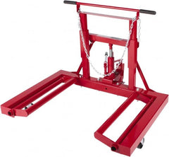 Sunex Tools - 3 Wheel, 1,500 Lb Capacity, Easy Roller - 25 to 52" Steel Wheels - Exact Tooling