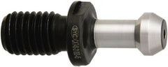 Techniks - CAT40 Taper, 45° Angle Radius, Standard Retention Knob - 0.74" Knob Diam - Exact Tooling