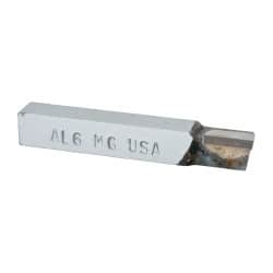 Accupro - 3/8 x 3/8" Shank, Square Shoulder Turning Single Point Tool Bit - AL-6, Grade Micrograin - Exact Tooling