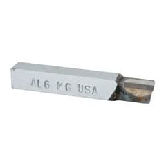 Accupro - 3/8 x 3/8" Shank, Square Shoulder Turning Single Point Tool Bit - AL-6, Grade Micrograin - Exact Tooling