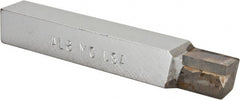 Accupro - 1/2 x 1/2" Shank, Square Shoulder Turning Single Point Tool Bit - AL-8, Grade Micrograin - Exact Tooling