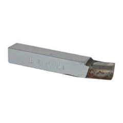 Accupro - 1/2 x 1/2" Shank, Lead Angle Turning Single Point Tool Bit - BL-8, Grade Micrograin - Exact Tooling