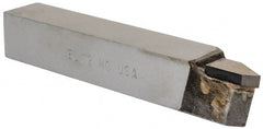 Accupro - 3/4 x 3/4" Shank, Offset Threading Single Point Tool Bit - EL-12, Grade Micrograin - Exact Tooling