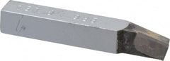 Accupro - 3/8 x 3/8" Shank, Lead Angle Turning Single Point Tool Bit - BR-6, Grade Micrograin - Exact Tooling