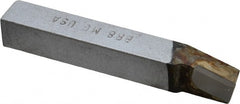 Accupro - 1/2 x 1/2" Shank, Lead Angle Turning Single Point Tool Bit - BR-8, Grade Micrograin - Exact Tooling
