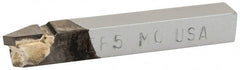 Accupro - 5/16 x 5/16" Shank, Offset Threading Single Point Tool Bit - ER-5, Grade Micrograin - Exact Tooling