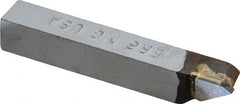Accupro - 3/8 x 3/8" Shank, Offset Threading Single Point Tool Bit - ER-6, Grade Micrograin - Exact Tooling