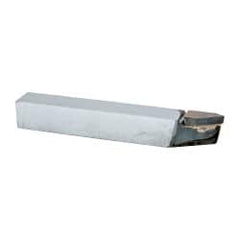 Accupro - 1/2 x 1/2" Shank, Offset Threading Single Point Tool Bit - ER-8, Grade Micrograin - Exact Tooling