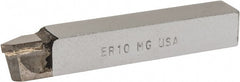 Accupro - 5/8 x 5/8" Shank, Offset Threading Single Point Tool Bit - ER-10, Grade Micrograin - Exact Tooling