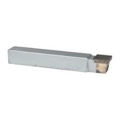 Accupro - 1/2 x 1/2" Shank, Square Nose Single Point Tool Bit - C-8, Grade Micrograin - Exact Tooling