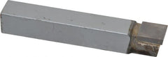 Accupro - 5/8 x 5/8" Shank, Square Nose Single Point Tool Bit - C-10, Grade Micrograin - Exact Tooling