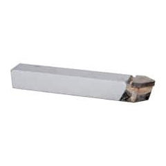 Accupro - 1/2 x 1/2" Shank, Pointed Nose Single Point Tool Bit - D-8, Grade Micrograin - Exact Tooling